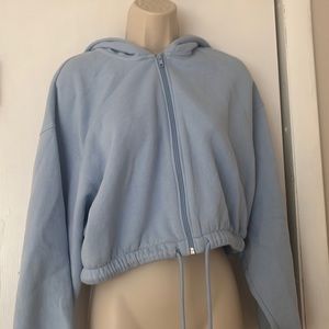 H&M Women’s Zip Up Hoodie Cropped